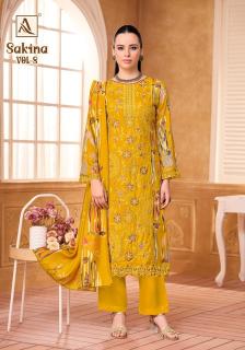 Alok suit sakina 8 best wholesale dress materials in hyderabad